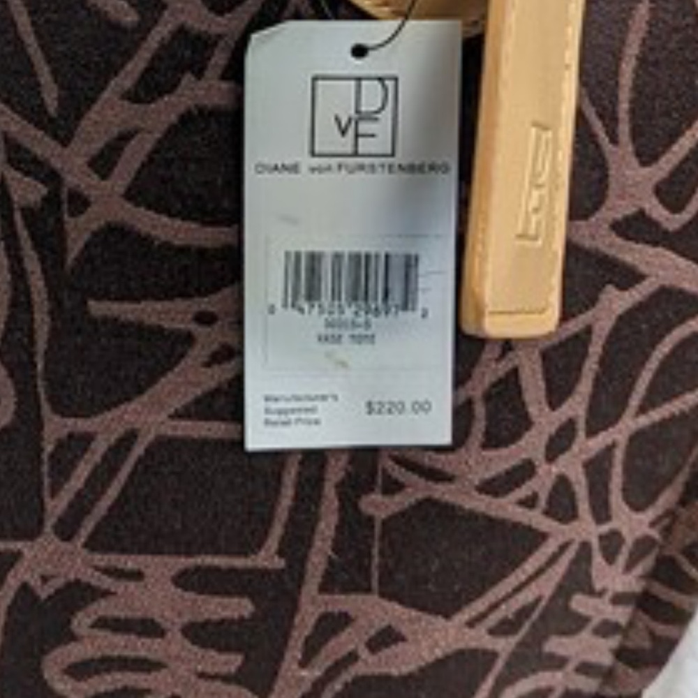 Diane Von Furstenberg Vase Tote Bag, fully lined and spacious, excellent, rare - Picture 12 of 14